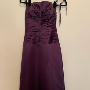 Purple Maxi Evening Gown